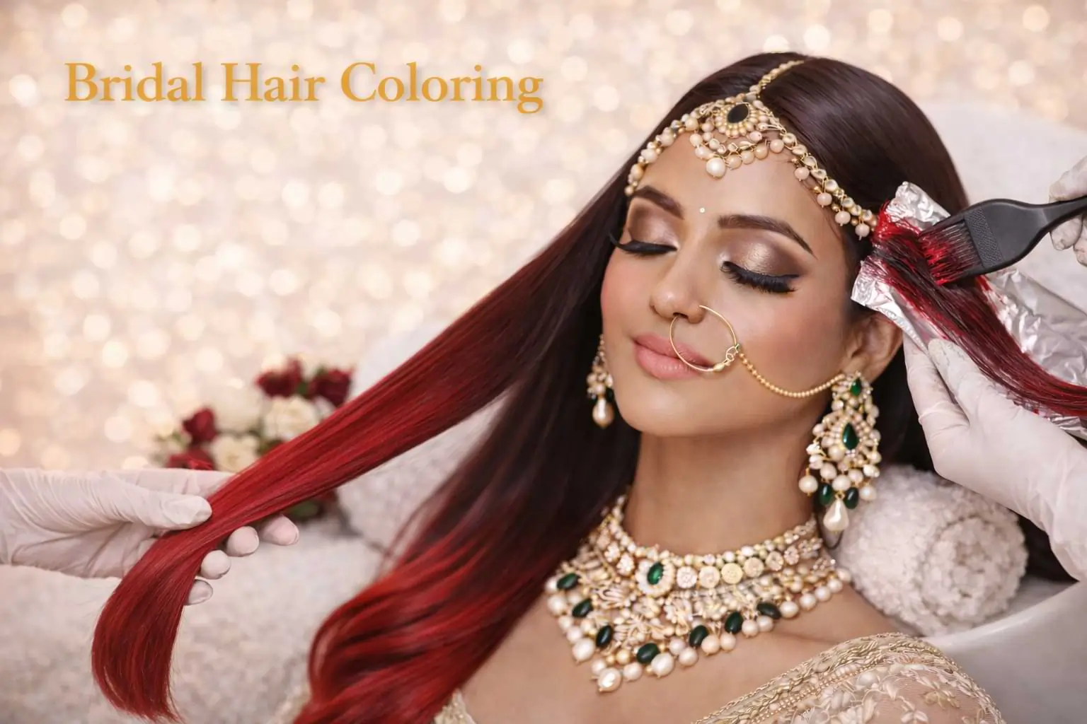 Bridal Hair Coloring