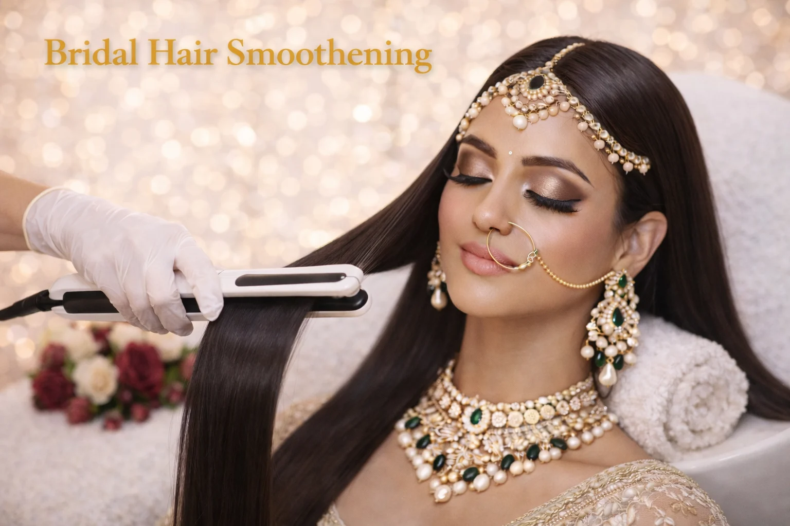 Bridal Hair Smoothening